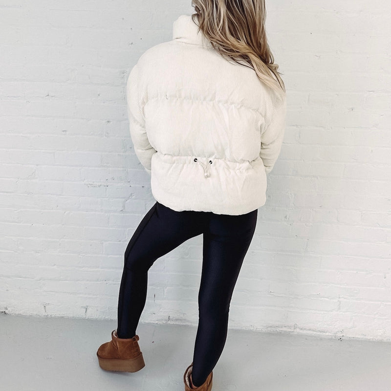 Ally Cord Puffer Jacket