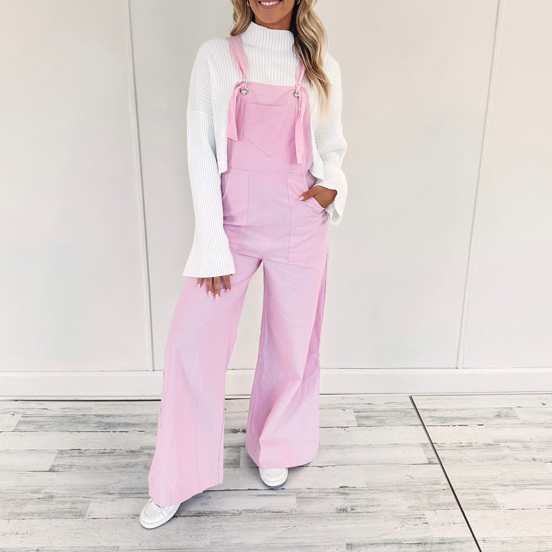 Ashton Pink Overalls