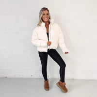 Ally Cord Puffer Jacket