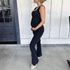 Twist Back Flare Jumpsuit