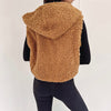 Teddy Vest - Brown