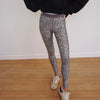 Silver Cheetah Print Leggings