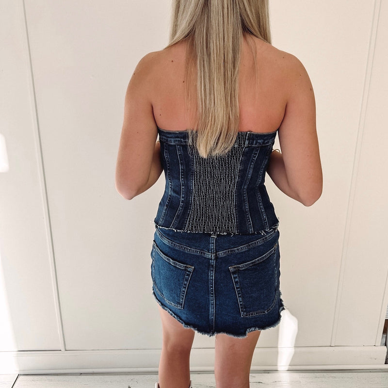 Madison Denim Mini Skirt