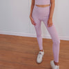 Shirley Ribbed Leggings - Lavender