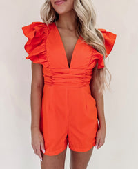 Santorini Sunset Romper