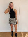 Chloe Tweed Skort