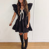 Serena Mini Dress - Black