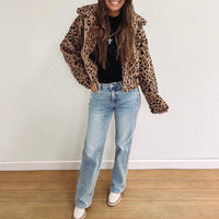 Cheetah Sherpa Jacket