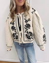 Sophia Embroidered Quilted Jacket