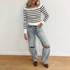 Bella Striped Knit Top