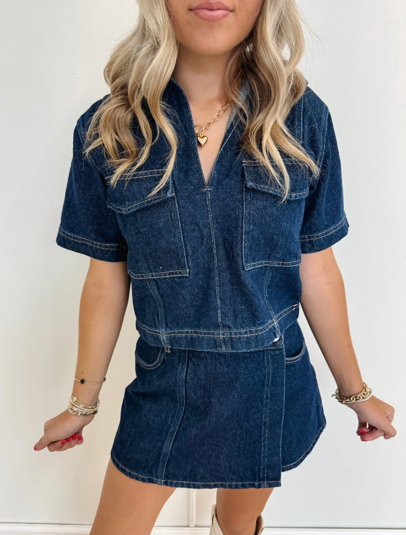 Penelope Denim Set