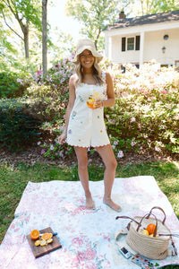 Flora Embroidered Romper