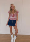 Annie Gingham Top