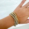 Gold Beaded Bracelet Set