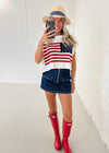 American Flag Sweater