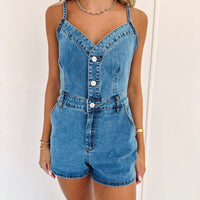 Willow Denim Romper