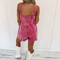 Cora Denim Romper