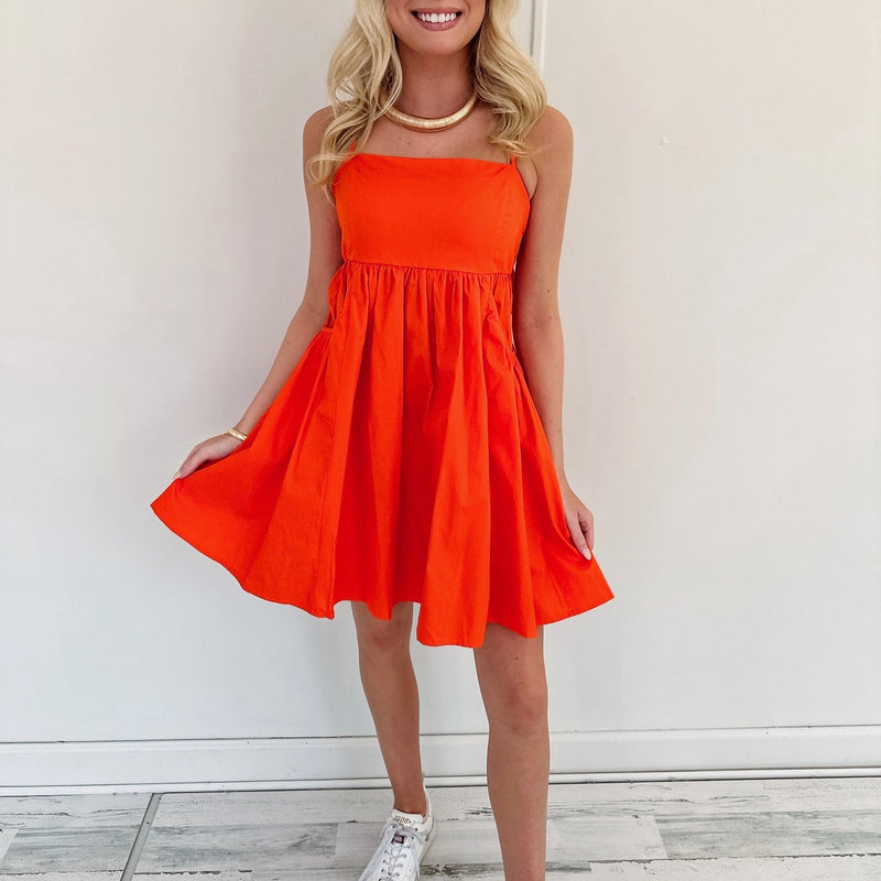 Mary Dress - Orange