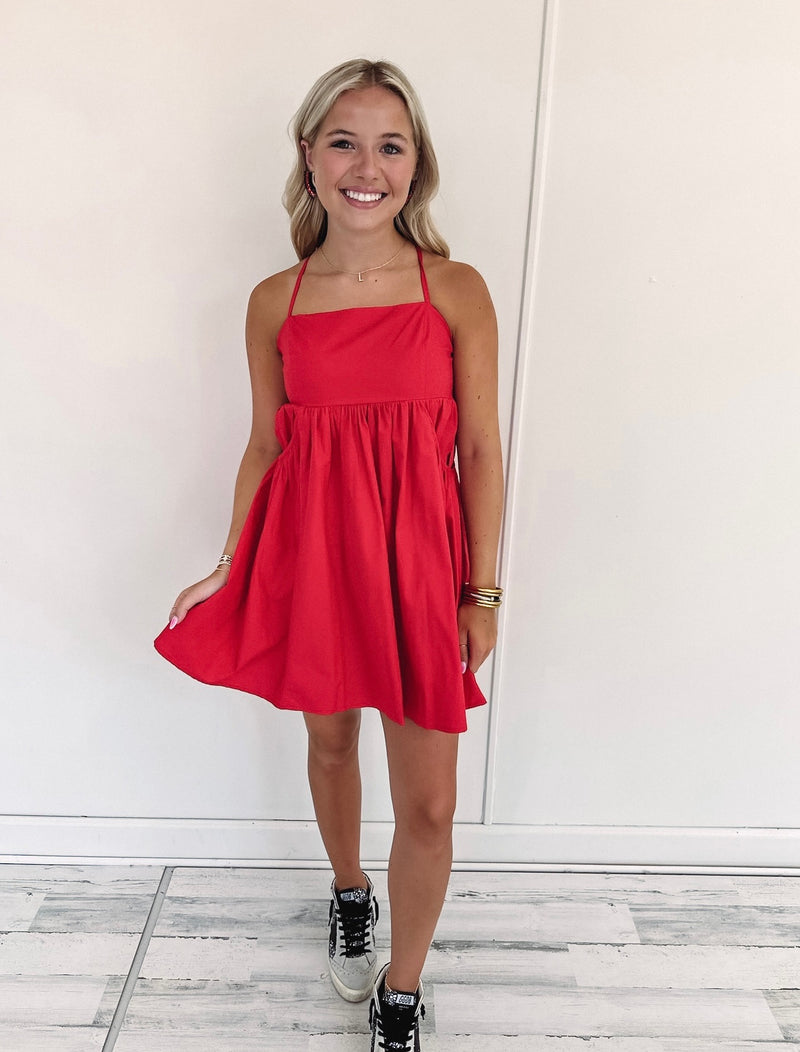 Mary Dress - Red