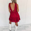 Leah Dress - Burgundy