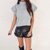 Mina Sweater Top - Grey