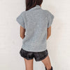 Mina Sweater Top - Grey