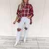 Sarah Flannel Top