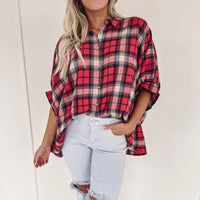 Sarah Flannel Top