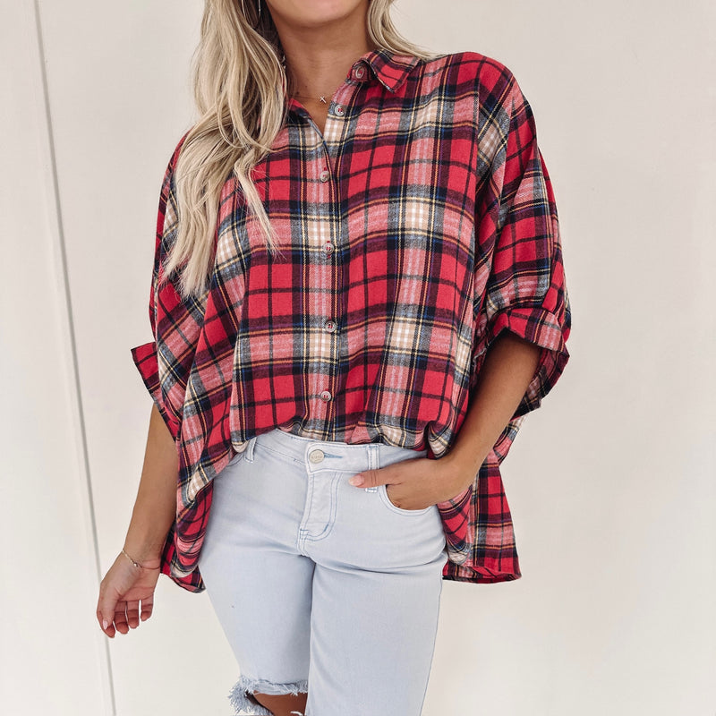 Sarah Flannel Top