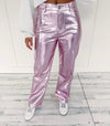 Briar Pink Metallic Pants