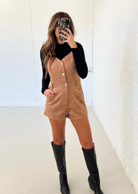 Susie Suede Romper