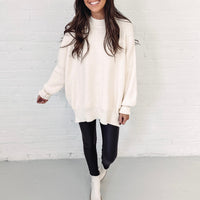 Hayes Oversized Sweater - Cream