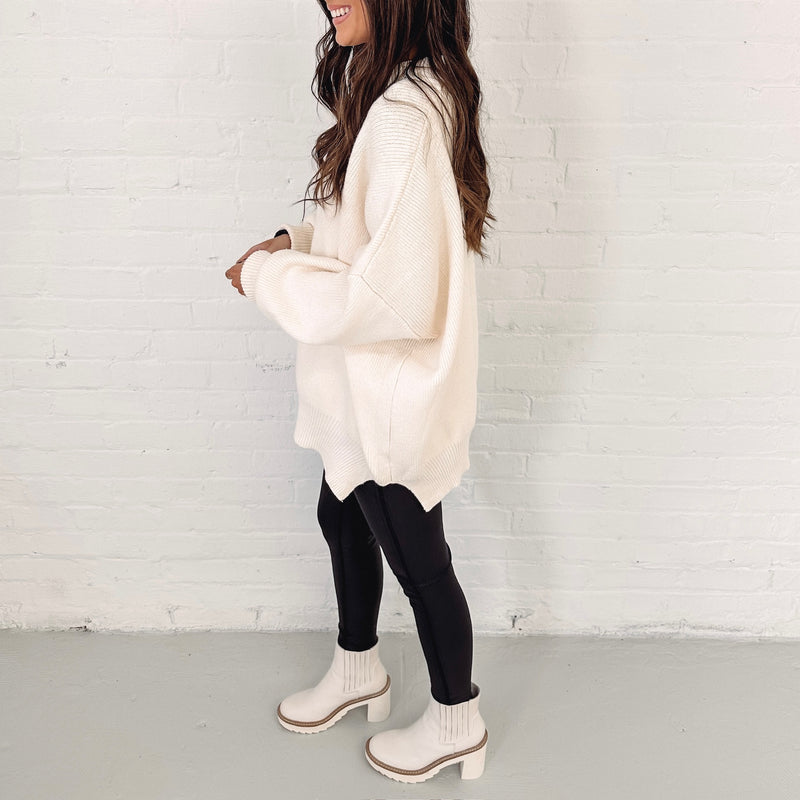 Hayes Oversized Sweater - Cream