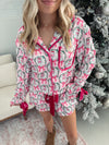 Pink Santa Pajamas