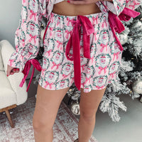 Pink Santa Pajamas