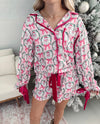 Pink Santa Pajamas