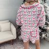 Pink Santa Pajamas