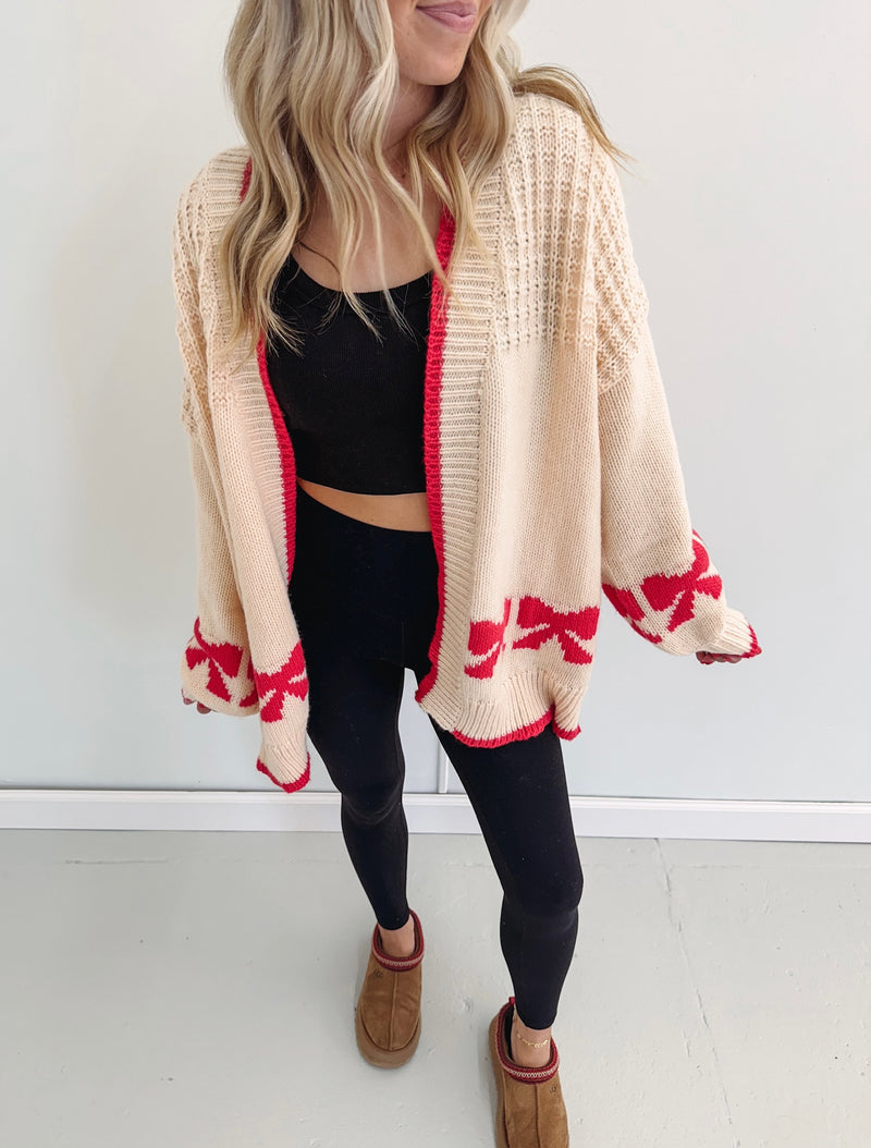 Bow Cardigan