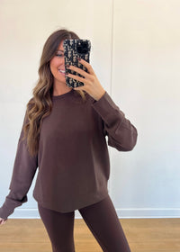 Chocolate Brown Ultra Soft Pullover