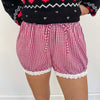 Red Gingham Boxer Shorts