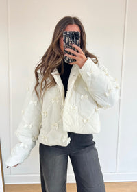 Bow Jacket - Cream