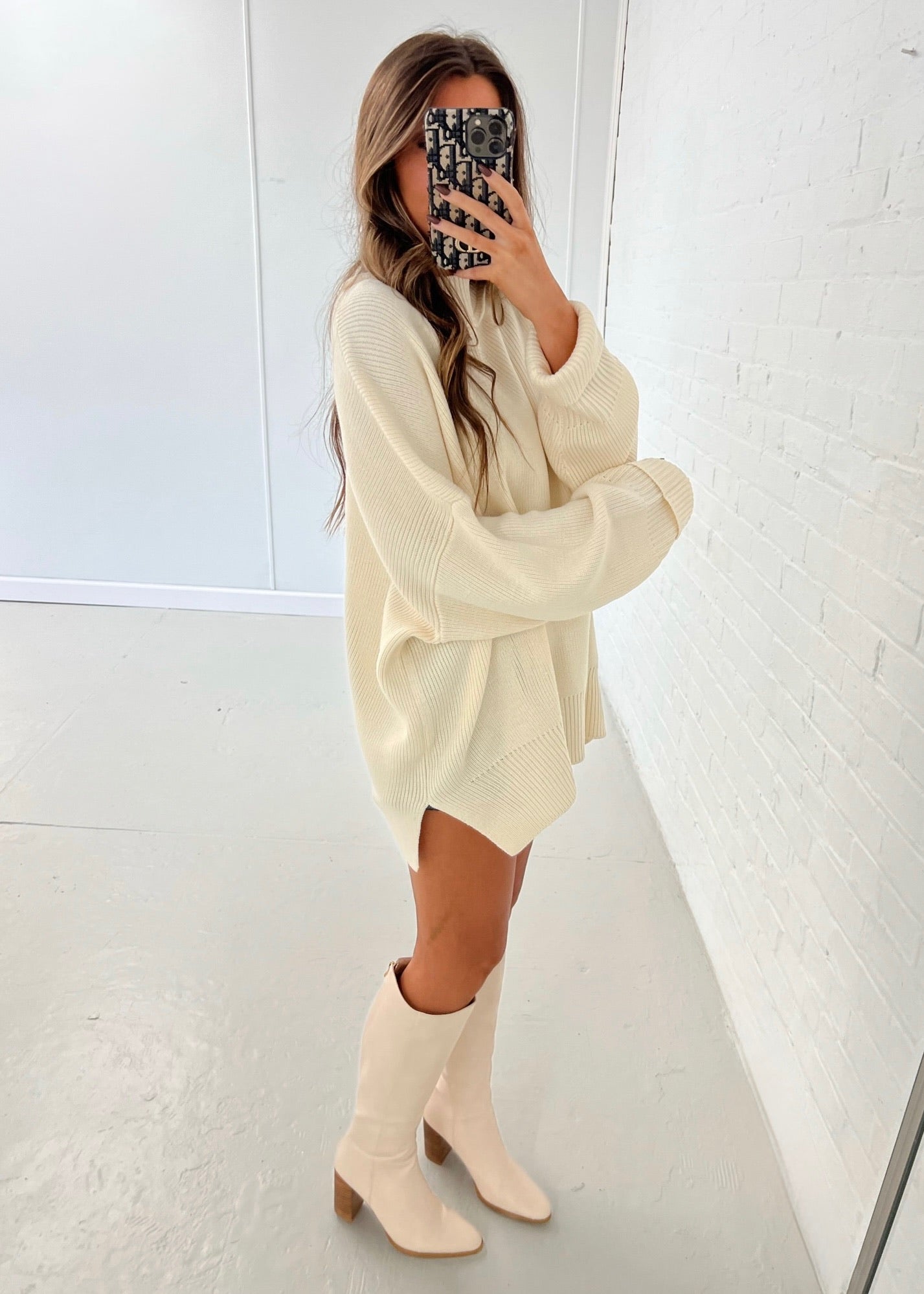 Oversized Cream Sweater