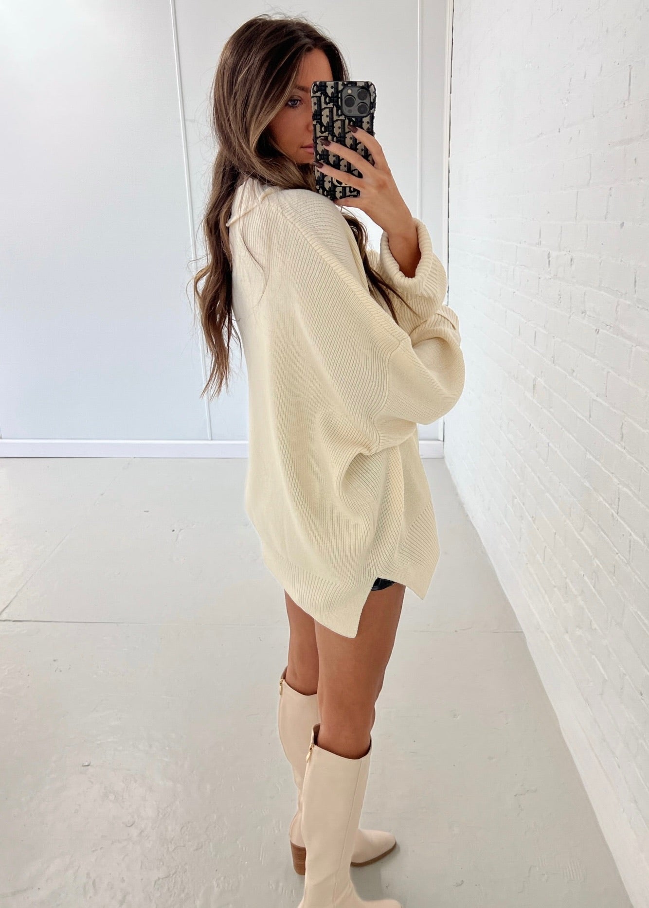 Oversized Cream Sweater