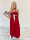 Peyton Dress - Crimson