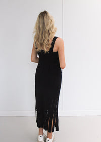 Margo Fringe Set - Black