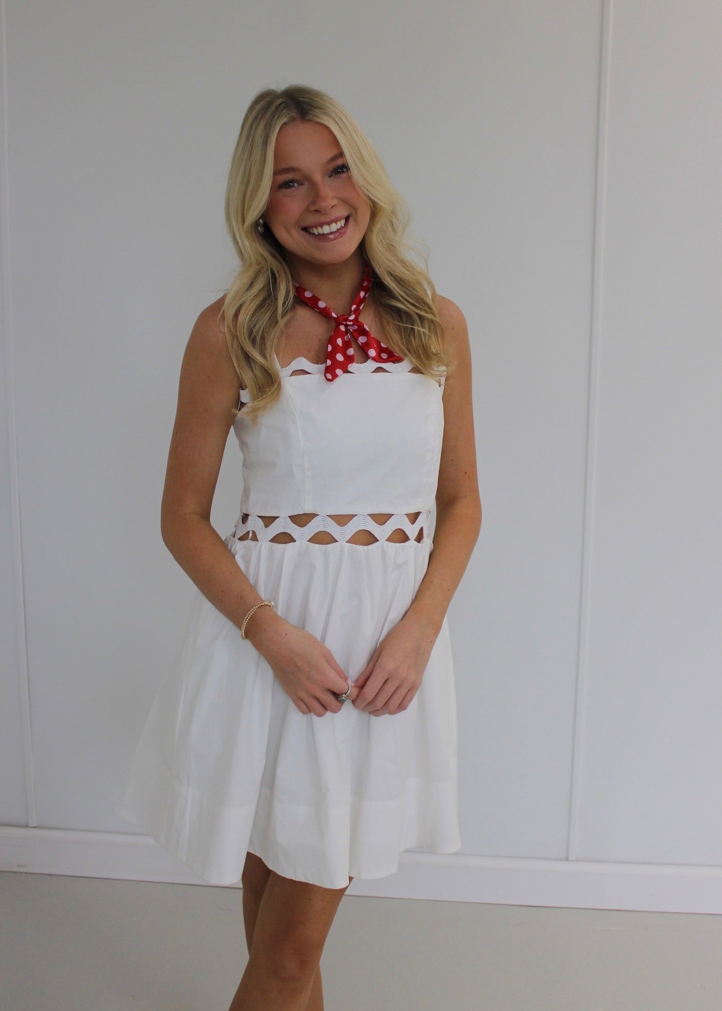 Masie Dress - White