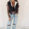 Reversible Cropped Puffer Vest