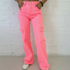 Pink Cargo Jeans