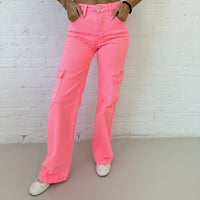 Pink Cargo Jeans