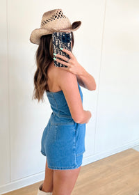 Kasey Denim Romper